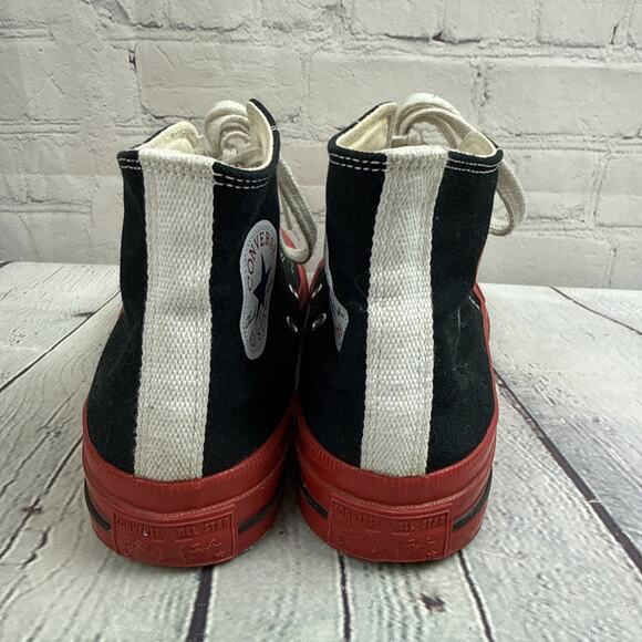 Converse x COMME des GARCONS PLAY Chuck 70 High Black Red Sole Men’s Size 5.5 US main image 9
